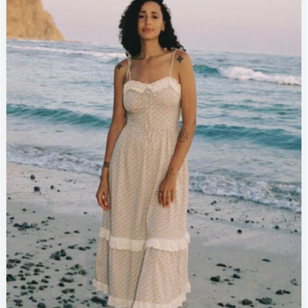 💕Christy Dawn Emma Dress - Essence  Cream